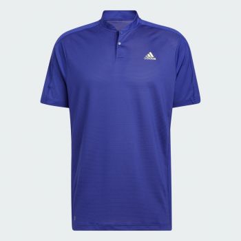 white adidas golf shirt