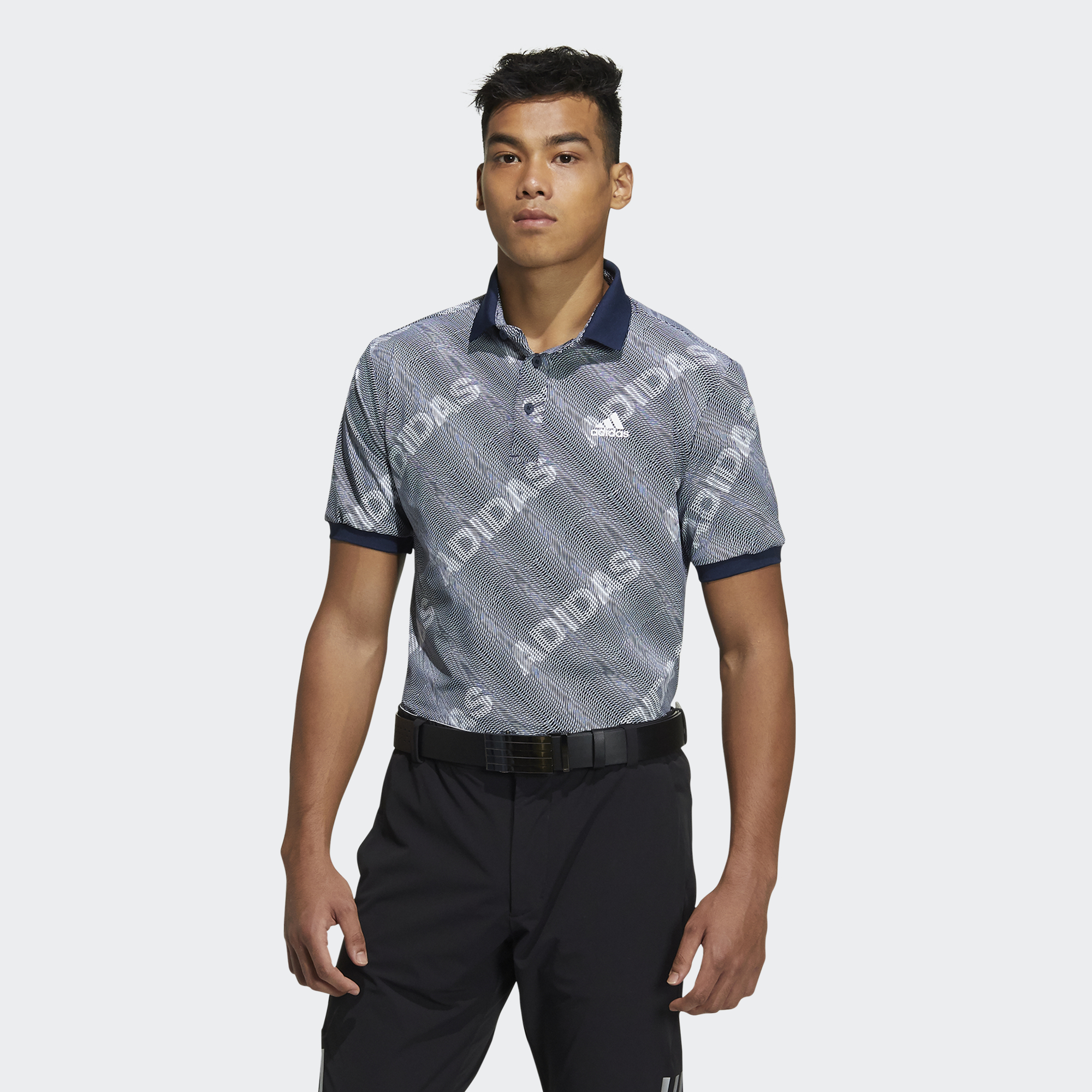 adidas button down collar golf shirt