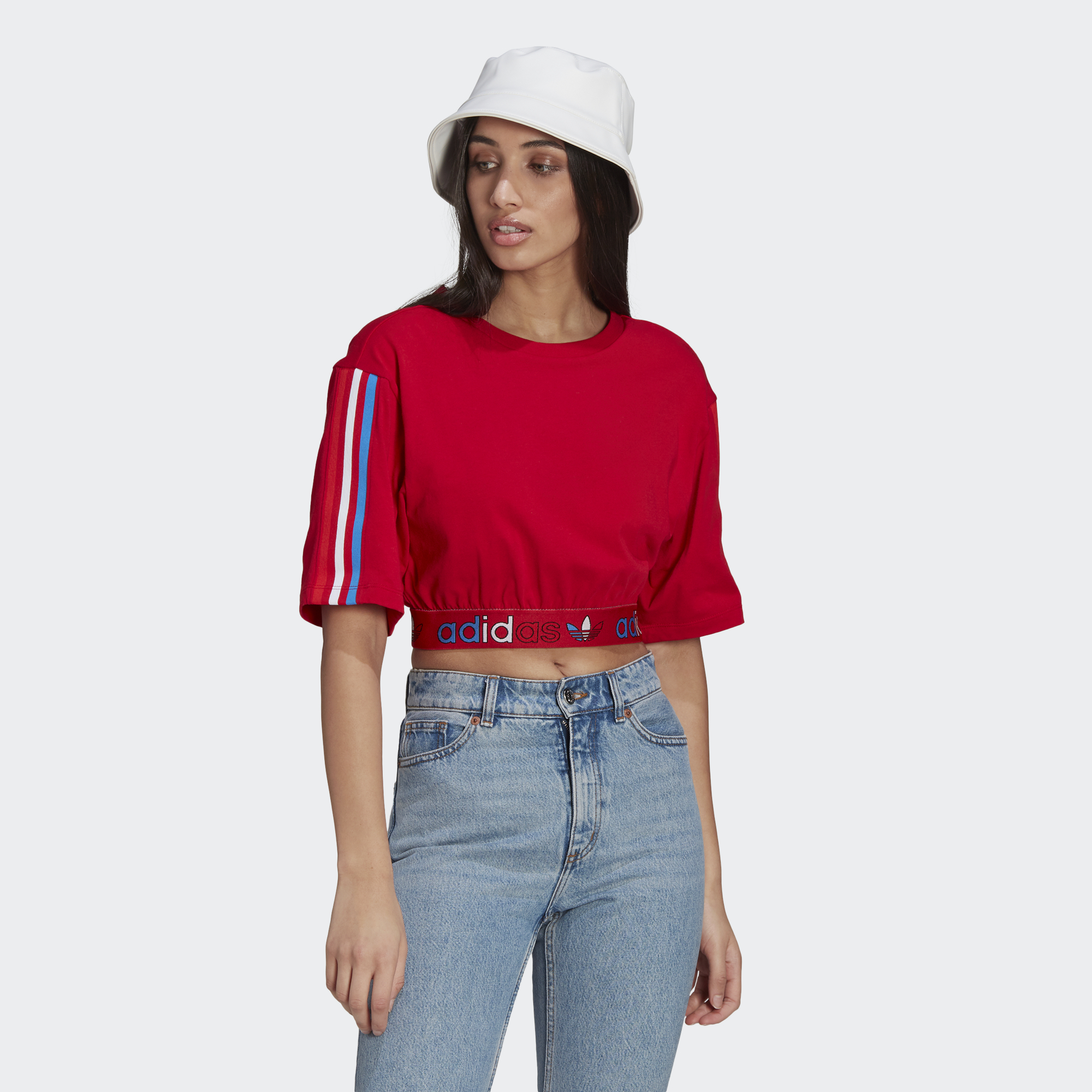 adidas tshirt crop