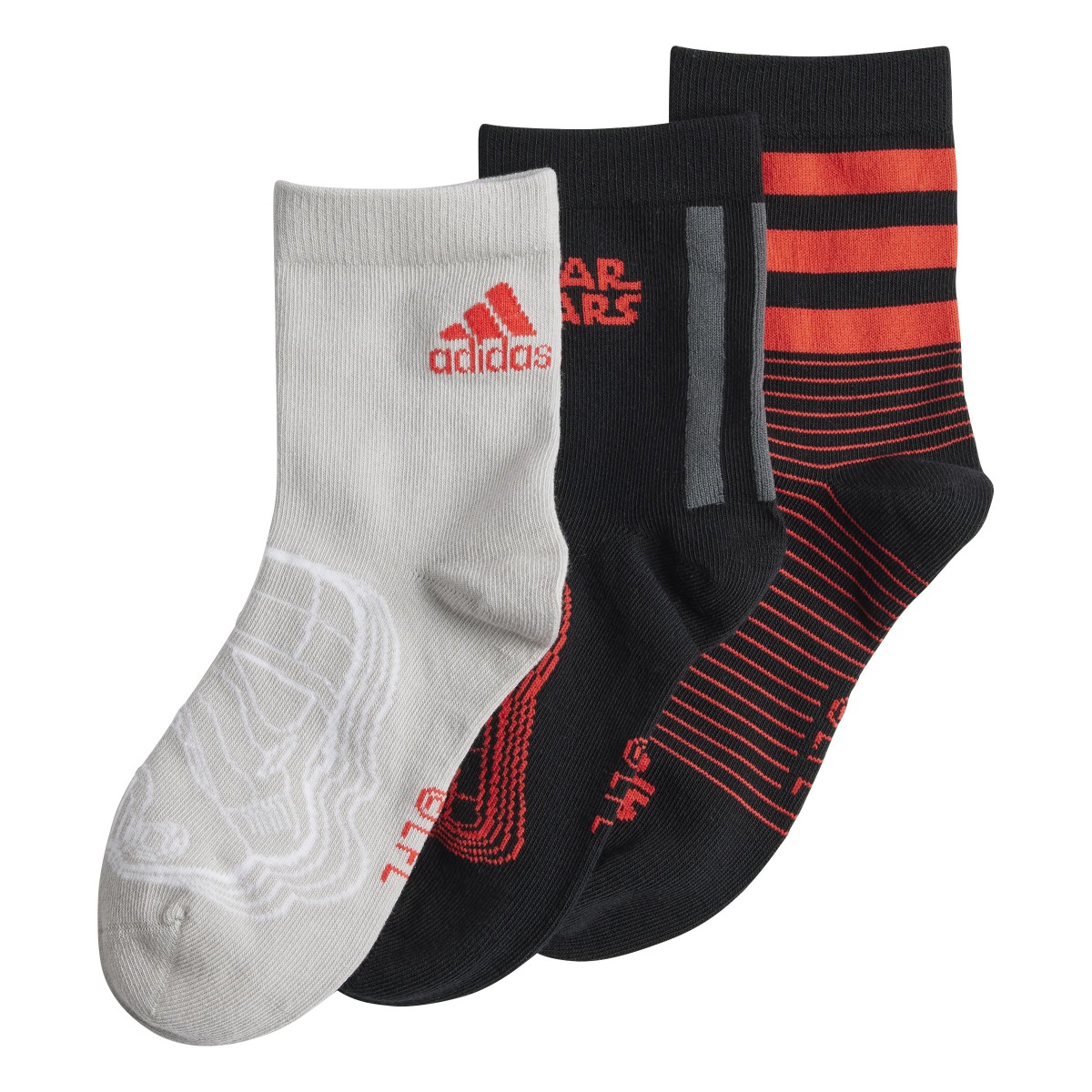 adidas Star Wars 3 Pairs Per Pack Sock